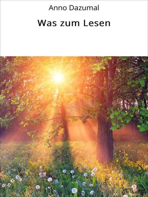 cover image of Was zum Lesen